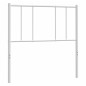 vidaXL Kopfteil Metall Weiß 90 cm
