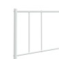 vidaXL Kopfteil Metall Weiß 107 cm vidaXL Kopfteil Metall Weiß 107 cm