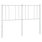 vidaXL Kopfteil Metall Weiß 135 cm vidaXL Kopfteil Metall Weiß 135 cm
