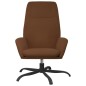 Relaxsessel Braun Wildleder-Optik Relaxsessel Braun Wildleder-Optik