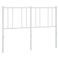 vidaXL Kopfteil Metall Weiß 135 cm vidaXL Kopfteil Metall Weiß 135 cm