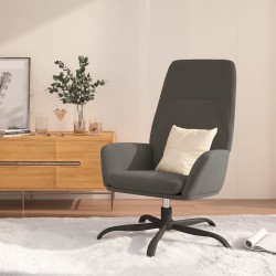 Relaxsessel Dunkelgrau Samt