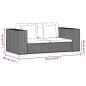 vidaXL 7-tlg. 2-Sitzer Sofa Set Echtes Rattan vidaXL 7-tlg. 2-Sitzer Sofa Set Echtes Rattan