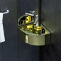 vidaXL Waschbecken mit Überlauf 45 x 32 x 12,5 cm Keramik Golden vidaXL Waschbecken mit Überlauf 45 x 32 x 12,5 cm Keramik Golden