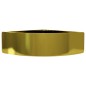 vidaXL Waschbecken mit Überlauf 45 x 32 x 12,5 cm Keramik Golden vidaXL Waschbecken mit Überlauf 45 x 32 x 12,5 cm Keramik Golden