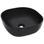 vidaXL Waschbecken 42,5 x 42,5 x 14,5 cm Keramik Schwarz vidaXL Waschbecken 42,5 x 42,5 x 14,5 cm Keramik Schwarz