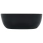 vidaXL Waschbecken 42,5 x 42,5 x 14,5 cm Keramik Schwarz vidaXL Waschbecken 42,5 x 42,5 x 14,5 cm Keramik Schwarz