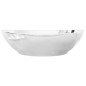 vidaXL Waschbecken 40 x 33 x 13,5 cm Keramik Silber vidaXL Waschbecken 40 x 33 x 13,5 cm Keramik Silber