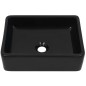 vidaXL Waschbecken Keramik Rechteckig Schwarz 41 x 30 x 12 cm vidaXL Waschbecken Keramik Rechteckig Schwarz 41 x 30 x 12 cm