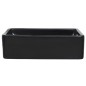 vidaXL Waschbecken Keramik Rechteckig Schwarz 41 x 30 x 12 cm vidaXL Waschbecken Keramik Rechteckig Schwarz 41 x 30 x 12 cm