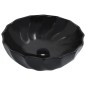vidaXL Waschbecken 46 x 17 cm Keramik Schwarz vidaXL Waschbecken 46 x 17 cm Keramik Schwarz