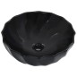 vidaXL Waschbecken 46 x 17 cm Keramik Schwarz vidaXL Waschbecken 46 x 17 cm Keramik Schwarz