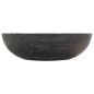 vidaXL Waschbecken 40x12 cm Marmor Schwarz vidaXL Waschbecken 40x12 cm Marmor Schwarz