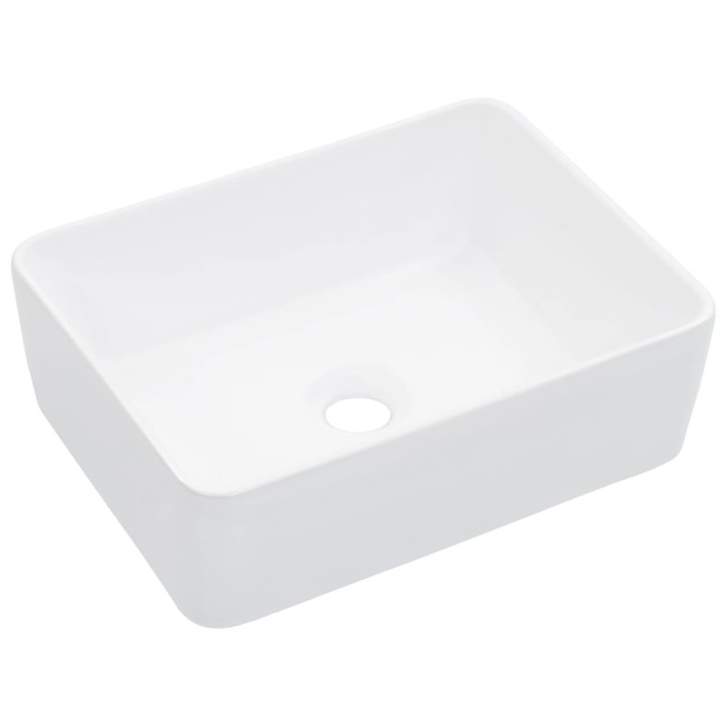 vidaXL Waschbecken 40 x 30 x 13 cm Keramik Weiß vidaXL Waschbecken 40 x 30 x 13 cm Keramik Weiß