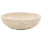 vidaXL Waschbecken 40x12 cm Marmor Creme vidaXL Waschbecken 40x12 cm Marmor Creme
