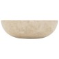 vidaXL Waschbecken 40x12 cm Marmor Creme vidaXL Waschbecken 40x12 cm Marmor Creme