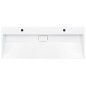 vidaXL Waschbecken 120 x 46 x 11 cm Mineralguss/Marmorguss Weiß vidaXL Waschbecken 120 x 46 x 11 cm Mineralguss/Marmorguss Weiß