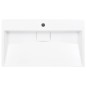 vidaXL Waschbecken 80 x 46 x 11 cm Mineralguss/Marmorguss Weiß vidaXL Waschbecken 80 x 46 x 11 cm Mineralguss/Marmorguss Weiß