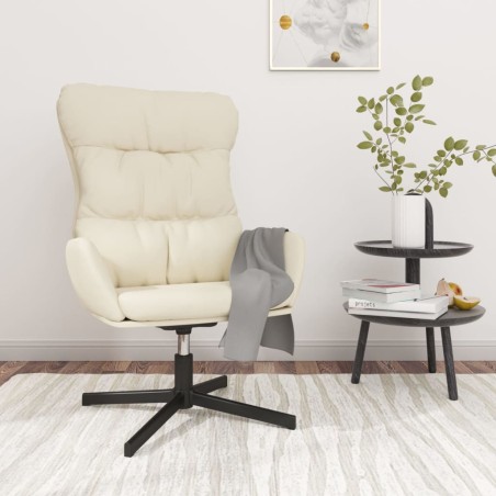 Relaxsessel Creme Kunstleder