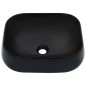 vidaXL Waschbecken 44,5 x 39,5 x 14,5 cm Keramik Schwarz vidaXL Waschbecken 44,5 x 39,5 x 14,5 cm Keramik Schwarz
