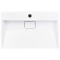 vidaXL Waschbecken 60 x 38 x 11 cm Mineralguss/Marmorguss Weiß vidaXL Waschbecken 60 x 38 x 11 cm Mineralguss/Marmorguss Weiß