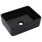 vidaXL Waschbecken 40 x 30 x 13 cm Keramik Schwarz vidaXL Waschbecken 40 x 30 x 13 cm Keramik Schwarz