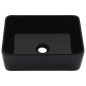 vidaXL Waschbecken 40 x 30 x 13 cm Keramik Schwarz vidaXL Waschbecken 40 x 30 x 13 cm Keramik Schwarz