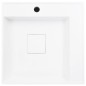 vidaXL Waschbecken 50 x 50 x 12,3 cm Mineralguss/Marmorguss Weiß vidaXL Waschbecken 50 x 50 x 12,3 cm Mineralguss/Marmorguss Weiß