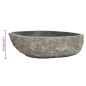 vidaXL Waschbecken Flussstein Oval 45-53 cm vidaXL Waschbecken Flussstein Oval 45-53 cm