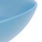 vidaXL Waschbecken Keramik Hellblau Rund vidaXL Waschbecken Keramik Hellblau Rund