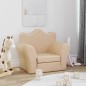 Schlafsofa für Kinder Creme Weicher Plüsch Schlafsofa für Kinder Creme Weicher Plüsch