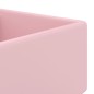 vidaXL Luxus-Waschbecken Überlauf Quadratisch Matt Rosa 41x41 cm vidaXL Luxus-Waschbecken Überlauf Quadratisch Matt Rosa 41x41 cm