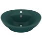 vidaXL Luxus-Waschbecken Überlauf Matt Dunkelgrün 58,5x39cm Keramik vidaXL Luxus-Waschbecken Überlauf Matt Dunkelgrün 58,5x39cm Keramik
