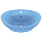 vidaXL Luxus-Waschbecken Überlauf Matt Hellblau 58,5x39cm Keramik vidaXL Luxus-Waschbecken Überlauf Matt Hellblau 58,5x39cm Keramik