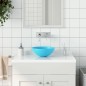 vidaXL Waschbecken Keramik Hellgrün Rund vidaXL Waschbecken Keramik Hellgrün Rund