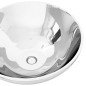 vidaXL Waschbecken 32,5 x 14 cm Keramik Silbern vidaXL Waschbecken 32,5 x 14 cm Keramik Silbern