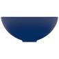 vidaXL Luxus-Waschbecken Rund Matt Dunkelblau 32,5x14 cm Keramik vidaXL Luxus-Waschbecken Rund Matt Dunkelblau 32,5x14 cm Keramik