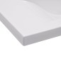 vidaXL Einbauwaschbecken 81x39,5x18,5 cm Keramik Weiß vidaXL Einbauwaschbecken 81x39,5x18,5 cm Keramik Weiß