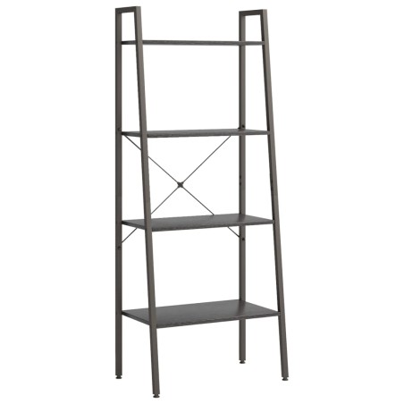 vidaXL Standregal 4 Böden Schwarz 56x35x140 cm