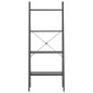 vidaXL Standregal 4 Böden Schwarz 56x35x140 cm vidaXL Standregal 4 Böden Schwarz 56x35x140 cm