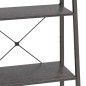 vidaXL Standregal 4 Böden Schwarz 56x35x140 cm vidaXL Standregal 4 Böden Schwarz 56x35x140 cm