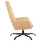 Relaxsessel Creme Wildleder-Optik Relaxsessel Creme Wildleder-Optik