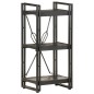 vidaXL Bücherregal 3 Fächer Schwarz 40x30x80 cm Mango Massivholz vidaXL Bücherregal 3 Fächer Schwarz 40x30x80 cm Mango Massivholz