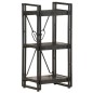 vidaXL Bücherregal 3 Fächer Schwarz 40x30x80 cm Mango Massivholz vidaXL Bücherregal 3 Fächer Schwarz 40x30x80 cm Mango Massivholz