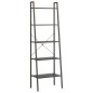 vidaXL Standregal mit 5 Böden Schwarz 56x35x174 cm vidaXL Standregal mit 5 Böden Schwarz 56x35x174 cm