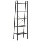 vidaXL Standregal mit 5 Böden Schwarz 56x35x174 cm vidaXL Standregal mit 5 Böden Schwarz 56x35x174 cm
