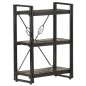 vidaXL Bücherregal 3 Fächer Schwarz 60x30x80 cm Mango Massivholz vidaXL Bücherregal 3 Fächer Schwarz 60x30x80 cm Mango Massivholz
