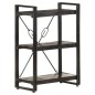 vidaXL Bücherregal 3 Fächer Schwarz 60x30x80 cm Mango Massivholz vidaXL Bücherregal 3 Fächer Schwarz 60x30x80 cm Mango Massivholz