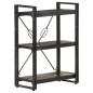 vidaXL Bücherregal 3 Fächer Schwarz 60x30x80 cm Mango Massivholz vidaXL Bücherregal 3 Fächer Schwarz 60x30x80 cm Mango Massivholz