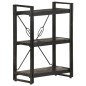 vidaXL Bücherregal 3 Fächer Schwarz 60x30x80 cm Mango Massivholz vidaXL Bücherregal 3 Fächer Schwarz 60x30x80 cm Mango Massivholz